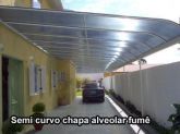 toldo de policarbonato semi curvo
